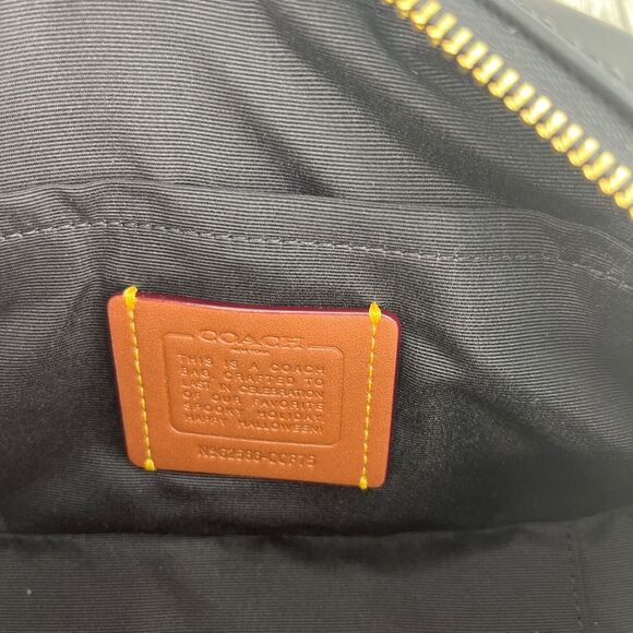 Authentic Coach Mini Jamie Camera Bag In Signature Canvas With Halloween Print - Picture 5 of 8